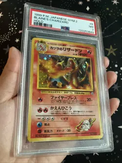 PSA 7 Blaine's Charizard Holo - 1999 Japanese Gym 2 Pokemon - Image 3