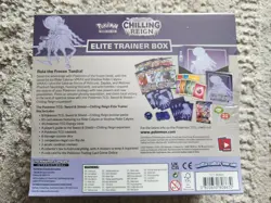 Pokemon Chilling Reign Elite Trainer Box ETB Sealed w/ small tears in the wrap - Image 2