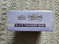 Pokemon Chilling Reign Elite Trainer Box ETB Sealed w/ small tears in the wrap - Image 3