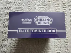 Pokemon Chilling Reign Elite Trainer Box ETB Sealed w/ small tears in the wrap - Image 4