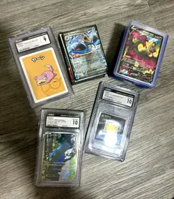 Pokemon Lot - CGC 10 Clefairy 24K + CGC 10 151 JP Psyduck / AR/IR/EX - No Bulk - Image 2