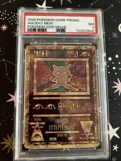 2000 Pokemon Game Movie Ancient Mew Pokemon 2000 Movie PSA 7 - Image 1