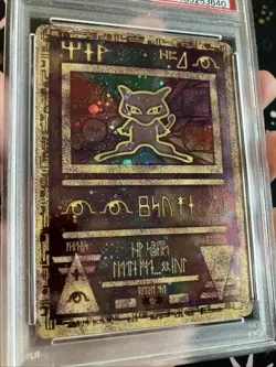 2000 Pokemon Game Movie Ancient Mew Pokemon 2000 Movie PSA 7 - Image 3