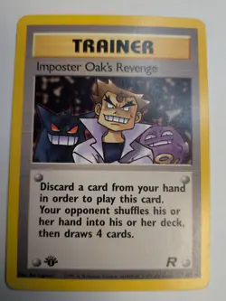 Pokemon 1st Edition Team Rocket - Imposter Oak's Revenge 76/82 - Uncommon - Image 1