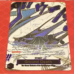 One Piece Ground Death (Alt Art) Manga Event - The Azure Sea's Seven (OP14) - Image 2
