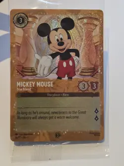Disney Lorcana Mickey Mouse True Friend Foil 36/P2 Puzzle Promo - Image 1