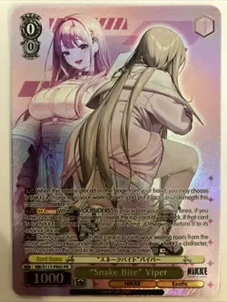 Weiss Schwarz NIKKE "Snake Bite" Viper NIK/S117-PE02 PR Promo - Image 1
