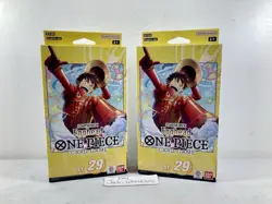 (LOT OF 2) One Piece CCG Card Game Egghead Starter Deck ST-29 English Bandai NEW - Image 1