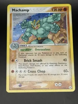 Machamp Holo 9/101 Hidden Legends Pokemon Card 2004 - Image 1