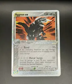 Aggron ex 95/100 EX Sandstorm E-Reader Holo Rare Pokemon Card - Image 1
