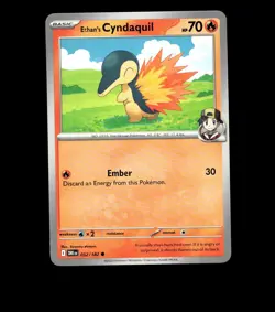 Ethan’s Cyndaquil – 032/182 Destined Rivals Near Mint Non Holo Pokemon Card TCG - Image 1