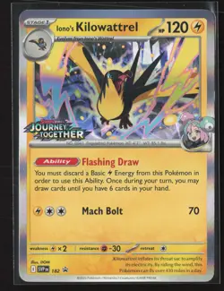 Iono's Kilowattrel (Prerelease) Promo SV Promo Cards 182 NM Holo - Image 1