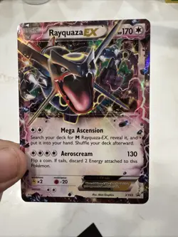 Rayquaza EX XY69 – Black Star Promo Ultra Rare Holo – Pokemon Card (2015) MP - Image 2