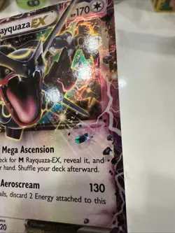 Rayquaza EX XY69 – Black Star Promo Ultra Rare Holo – Pokemon Card (2015) MP - Image 5