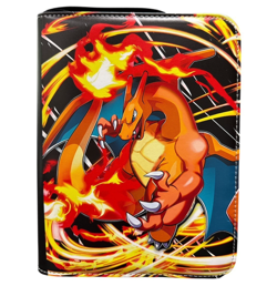 Charizard Card Binder for Pokemon Cards Holder 400 Cards w/ 50 Removable Sleeves - Image 1