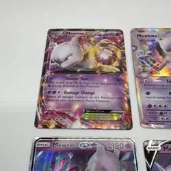 Pokemon Mewtwo EX GX V Holo Lot - 8 Cards ALL NM - Image 2