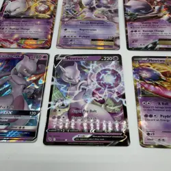 Pokemon Mewtwo EX GX V Holo Lot - 8 Cards ALL NM - Image 5