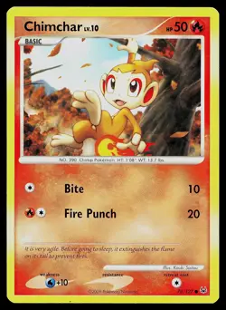 Pokemon Card - Platinum 70/127 Chimchar Common - Image 1