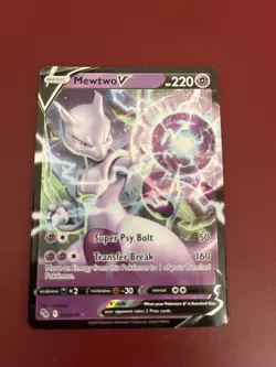Pokemon Mewtwo VSTAR & V Foil Promo Card Lot - 3 Cards, English, 2022 - Image 3