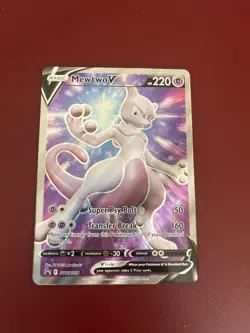Pokemon Mewtwo VSTAR & V Foil Promo Card Lot - 3 Cards, English, 2022 - Image 5