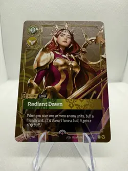 Riftbound LEONA - Radiant Dawn METAL Card Vegas Prize Wall Exclusive English - Image 2