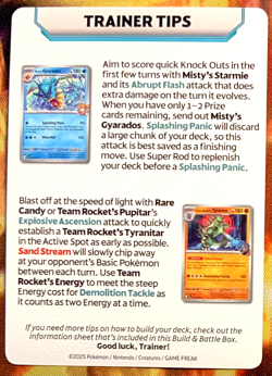 Destined Rivals Build And Battle Prerelease Trainer Tip Card - Image 2