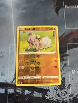 Rockruff 094/185 Swsh04: Vivid Voltage Reverse Holo Pokemon Card - Image 1