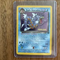 NM+ Pokemon Team Rocket Dark Gyarados Holo Rare 8/82 English 1999 TCG Card - Image 3