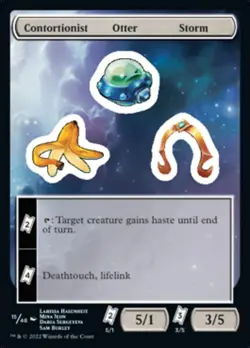 Contortionist Otter Storm [Unfinity Stickers] Lightly Played - Image 1