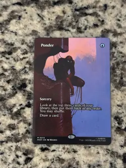 2025 MTG Marvel Spider-Man Ponder (Borderless) 0013 (M) MAR - Image 1