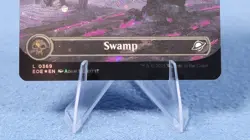 Swamp Full Art GALAXY FOIL NM EOE 369 Edge of Eternities MTG A - Image 4