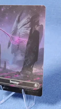 Swamp Full Art GALAXY FOIL NM EOE 369 Edge of Eternities MTG A - Image 5