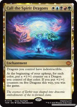 Call the Spirit Dragons [TDM - 174] - NM [Normal] TCG MTG - Image 1