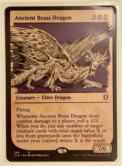Ancient Brass Dragon (Showcase) Battle for Baldur's Gate Regular - Image 1