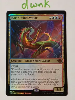 FOIL North Wind Avatar #0162 TMT Magic MTG NM! Magic the Gathering TMNT - Image 1