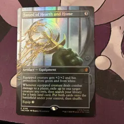 Sword of Hearth and Home MTG Teenage Mutant Ninja Turtles PROMO P 0136 FOIL - Image 1