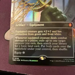 Sword of Hearth and Home MTG Teenage Mutant Ninja Turtles PROMO P 0136 FOIL - Image 5