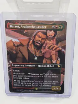 Barret, Avalanche Leader (Chocobo Track Foil) Commander Final Fantasy Pack Fresh - Image 1