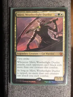 Magic: The Gathering 2017 Commander Format Foil Mirri Weatherlight Duelist - Image 1