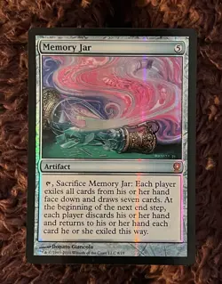 MTG Magic The Gathering Foil Memory Jar *NP - Image 1