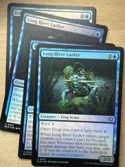 Long River Lurker Foil x4 Playset Bloomburrow BLM MTG - Image 1