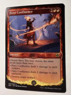 MTG Magic the Gathering Fiery Confluence (3/8) Signature Spellbook Chandra NM - Image 1