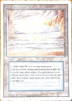 Magic the Gathering: Underground Sea Revised Edition Dual Land Reserved List - Image 1