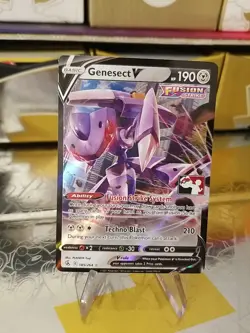 Genesect V Pokemon Prize Pack Series 2 Promo Pokemon Card NM/LP Play Stamp - Image 1