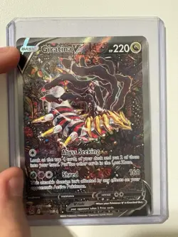 Pokemon Giratina V Full Art Ultra Rare Holo 186/196 Lost Origin Card - Image 1