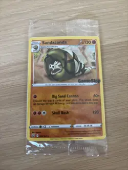 Pokemon TCG Sandaconda 082/163 Cosmos Holo GameStop Stamped Mint - SEALED!! - Image 1