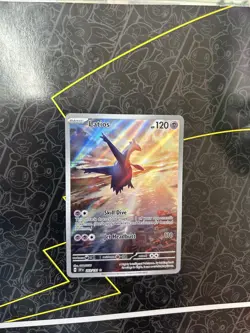 Latios #203/191 Illustration Rare Sv08: Surging Sparks Full Art Holo Pokemon - Image 1