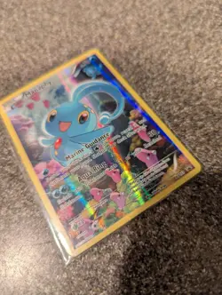 Pokemon TCG Manaphy XY113 Black Star Promo Holo Card Near Mint Condition - Image 2