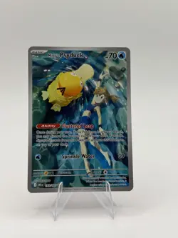 Pokemon Misty's Psyduck Illustration Rare Full Art Holo 193/182 Sv10 EN 70HP - Image 2