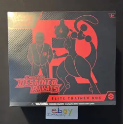 Pokemon Destined Rivals ETB Elite Trainer Box BRAND NEW SEALED Mew Two - Image 1